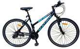 Bicicleta dama 700c hibrid munte oras 21 viteze shimano v-brake cadru 17 inch aluminiu
